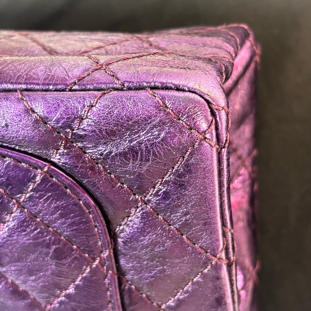 Chanel Metallic Purple Reissue Mini Double Flap - Picture 8 of 16